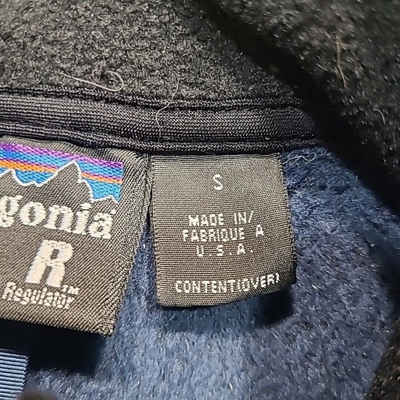 Vintage Patagonia Polartec R Regulator Full‎ Zip Fleece Womens Small MADE in USA - Picture 9 of 16